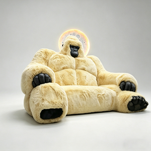 Designer Gorilla Furniture Furry Gorilla <b>Sofa</b> Oversized Shape for Home Villa High End Living Room - Product Image 1