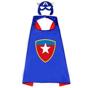 Mantello per Bambini di Halloween, Super Cape, Costumi per Spettacoli di <span class=keywords><strong>Superman</strong></span> e Captain America - Product Image 3
