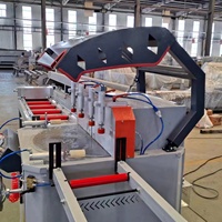 Scie à découper à angle variable à tête unique en profilé d'aluminium YBKE pour machine de traitement des fenêtres et des portes