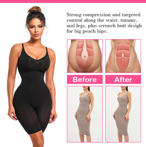 Tik Tok Hot Sale Slimming SEAMLESS Full Body Shaper <strong>Tummy</strong> <strong>Tucker</strong> Colombianas shaper Crotchless Bodysuit <strong>Shapewear</strong> for Women - Product Image 6