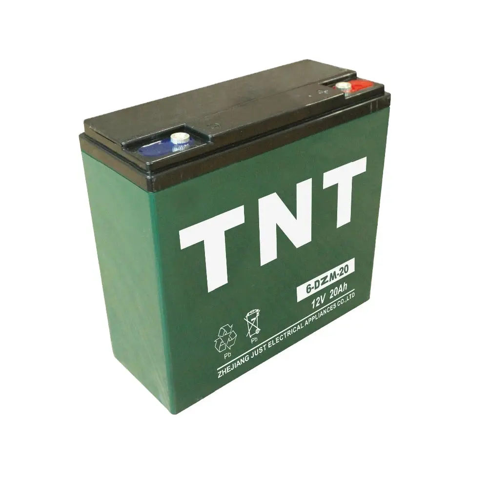 Batteries de véhicule électrique 6-dzm-20 plomb acide 12v 20ah sans entretien