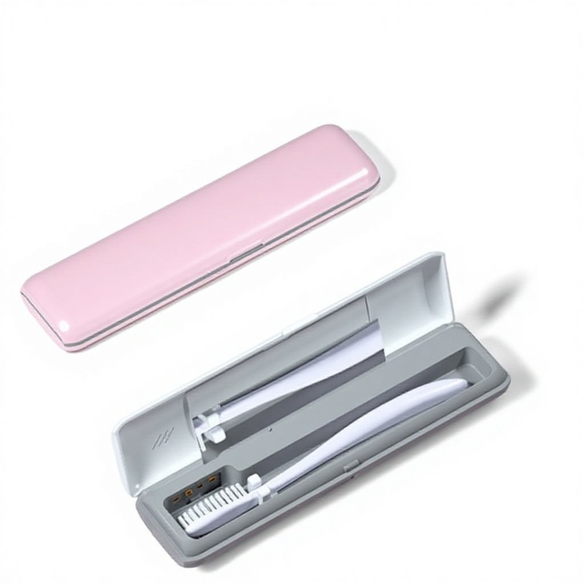UV Ultraviolet Toothbrush Disinfection Box Portable Mini Sterilizer with USB Charging Single-Person
