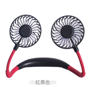 Nuevo estilo mano libre USB recargable LED cuello Fan - Product Image 1