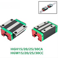 Bloc coulissant linéaire HGH25CA, série HGH/HGW pour rail HGR15/20/25/30, accessoires de rail de guidage pour machine CNC
