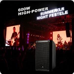 <span class=keywords><strong>LEON</strong></span> AUDIO Kelvibe-082DSP Altoparlante Attivo DSP da 8 Pollici con Scocca in Plastica e Corpo in Metallo, 600W di Picco, 4.0 Ohm, 70Hz-20kHz, Audio Professionale per Palcoscenico - Product Image 6