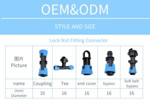 Tapón de Extremo para Cinta de Goteo de <span class=keywords><strong>16</strong></span> mm, Azul, Económico - Product Image 3