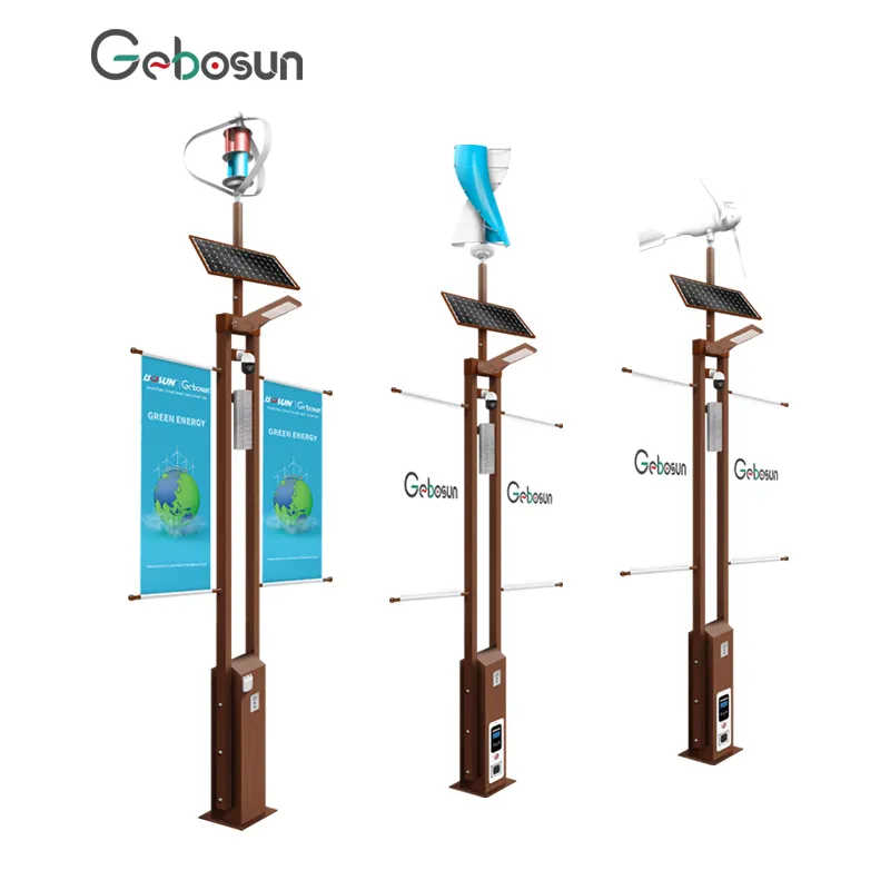 นิทรรศการ gebosun ส่งเสริมเสาไฟถนนอัจฉริยะพร้อมกล้อง CCTV สำหรับเมืองอัจฉริยะ