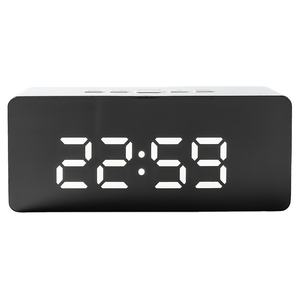 Elegant Desk Table Minimalist Digital Decoration Mirror Digital Alarm <strong>Grandmother</strong> Woman Make up Led <strong>Clock</strong> - Product Image 3