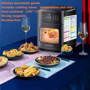 Air Fryer Quick Reference Guide Magnetic Time Pressure Cooking Time Chart Cheat <b>Sheet</b> <b>Magnet</b> Sticker - Product Image 3