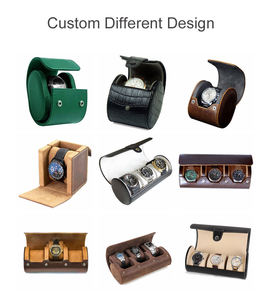 Laihe handmade hộp đồng hồ 1 <span class=keywords><strong>2</strong></span> <span class=keywords><strong>3</strong></span> khe cắm sang trọng bán buôn biểu tượng tùy chỉnh dập nổi duy nhất PU da trường hợp đồng hồ du lịch xem CuộN - Product Image 5