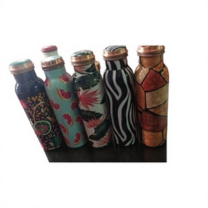 Finest Quality Eco-Friendly Copper Bottles Gift Sets Customizable Design Durable Anti-corrosion Coating Dishwasher Safe Outdoor - Product Image 2