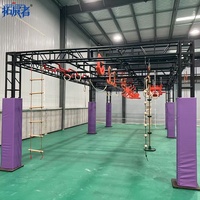 Parcours de parkour personnalisé intérieur/extérieur, équipement de parkour pour entraînement Ninja Warrior, équipement de parkour pour jeux d'aventure en intérieur