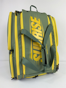 حقيبة ظهر متعددة الطبقات مخصصة من SUNRISE لحمل مضارب البادل والبيكلبول، مقاومة للماء، مصنوعة من البولي يوريثين، تخزين مريح للأغراض الشخصية والرياضية 7 - Product Image 1