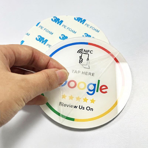 Etiqueta NFC para reseñas de Google, TikTok, Instagram, WhatsApp, etiqueta NFC redonda y cuadrada, etiqueta NFC personalizada para redes sociales - Product Image 6