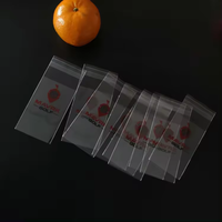 Sacs en plastique OPP transparents autocollants jetables personnalisés pour boulangerie, pour emballages de bonbons et de fêtes d'anniversaire