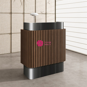 <span class=keywords><strong>Comptoir</strong></span> de réception moderne pour petit salon de coiffure haut de gamme Yicheng Beauty, design contemporain, prix abordable - Product Image 3
