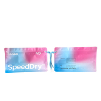 Kantong Ziplock Cetak Logo Ukuran Khusus, Kantong Pakaian Matte Frosted, Kantong Kemasan Plastik Transparan Segel Sendiri untuk Kemeja dan Pakaian