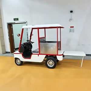 Voiturette de golf électrique Holladay 800W à <span class=keywords><strong>2</strong></span> <span class=keywords><strong>places</strong></span>, quadricycle électrique pliable avec plateau de chargement arrière, vélo électrique à quatre roues avec toit - Product Image 4