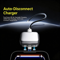 Chargeur mobile TKT à charge rapide avec protection et éjection automatique, nouveau chargeur intelligent 140W à arrêt automatique, protection et éjection automatiques du téléphone
