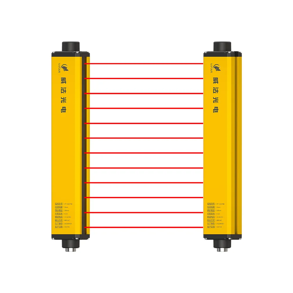 Toptan özel Type4 emniyet lambası bariyer emniyet lambası perde ekipmanları optik sensör