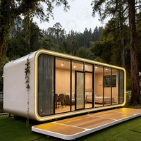 Cabine Apple, maison modulaire extérieure, pod préfabriqué, mini-villa, resort, glamping, Airbnb, lodge de jardin, unité de vie en cabine, retraite écologique, camping