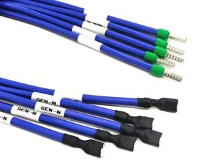 UL1015 10AWG mavi kablo soğuk presleme terminalleri ile elektrik ekipmanları için yüksek kaliteli PVC yalıtım kablo demeti - Product Image 1
