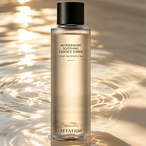 Fabriqué en Corée ATTATION Tonique à l'essence d'agripaume apaisant hydratant équilibrant le pH tonique doux pour le visage à usage quotidien pour les peaux sensibles - Product Image 5