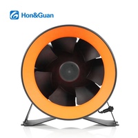 Ventilateur en ligne EC de 10 pouces, extracteur d'air, ventilateur tubulaire pour conduit, option ventilateur à vitesse variable PWM pour ventilateur de toute la maison, approuvé ETL