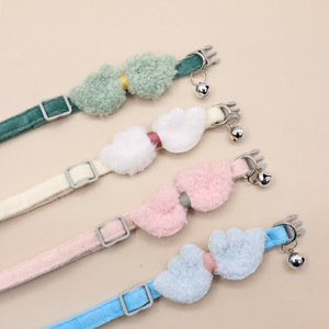 <span class=keywords><strong>Collier</strong></span> de chat en nylon de style dessin animé mignon avec cloche d'ailes décoration solide de petit <span class=keywords><strong>chien</strong></span> pour <span class=keywords><strong>Amazon</strong></span> <span class=keywords><strong>collier</strong></span> pour animaux de compagnie en gros transfrontalier - Product Image 4