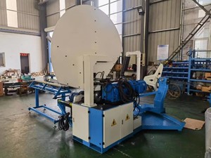 Mesin pembuat saluran Spiral otomatis HCY-1.5 Hvac mesin pembentuk pipa bulat baja sudut galvanis otomatis kualitas tinggi - Product Image 6