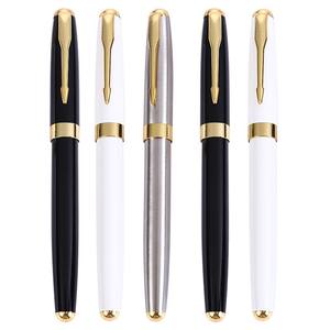 Bolígrafo de metal económico de Color negro y plateado superventas, bolígrafo promocional para regalo - Product Image 2