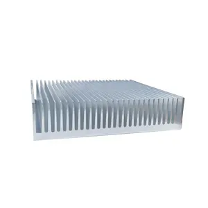 Custom Extrusion 6000 Series Aluminum Extruded Heat Sink High Density Fins Anodized Aluminum Extruded Heat Sink