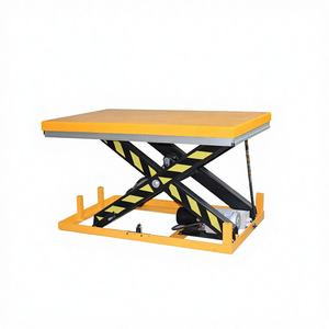 Penjualan Langsung Pabrik Meja Angkat Listrik Tetap, Lift Kargo Tipe Gunting, <span class=keywords><strong>Platform</strong></span> Angkat Hidrolik Baja - Product Image 1