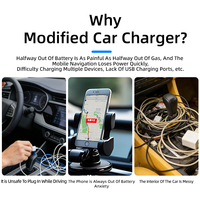 Chargeur sans fil embarqué 15W 12V 24V universel pour voiture, support de charge rapide pour téléphone portable pour siège de bus, camping-car, marine