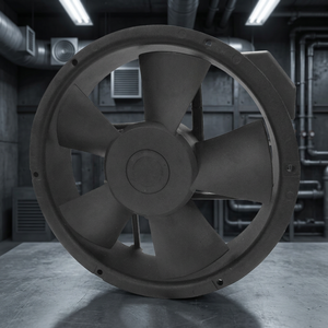 SYMBANG A22060-B 115/230V 220x60mm 500CFM Ball Bearing Electric OEM High-Temperature <b>Plastic</b> Blade Axial Fan - Product Image 3