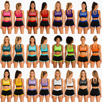 Vêtements d'entraînement de cheerleading pour femmes, ensemble deux pièces personnalisé avec strass, veste zippée et pantalon, vente en gros