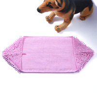 Nueva Toalla de Secado para Perros de Microfibra de Terciopelo de Coral, Suave y Absorbente, de Lujo, Ecológica y Sostenible, en Oferta