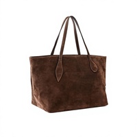 Tas Selempang Wanita Kulit Asli Trendi, Model Clutch dengan Ritsleting, Tali Selempang, Kapasitas Besar 3L+, Tahan Air, Ringan