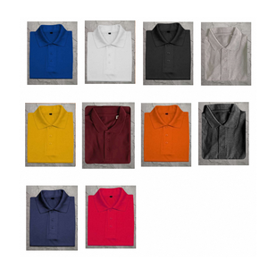 Men Polycotton Polo T-Shirt With Collar Neck Stylish Comfortable Lightweight Soft Fabric <b>Perfect</b> For Daily Casual Wear Office - Product Image 6