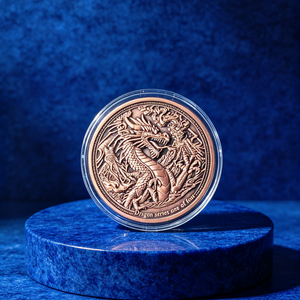 Barra de Cobre Artística de Alta Calidad 99.9% (1 OZ) con Grabado en Relieve para Inversión y Colección - Product Image 5