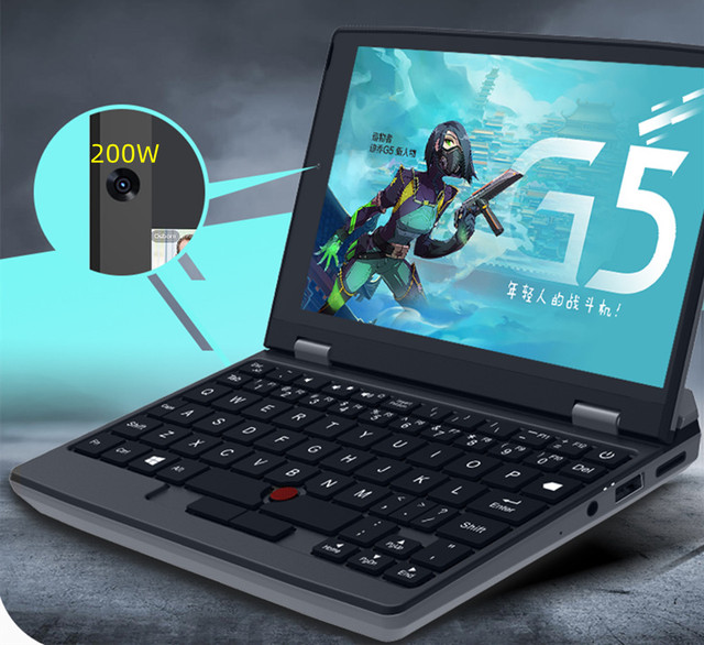7 Inch IPS Display Mini Laptop with Camera 8GB+128GB SSD Dual Core Intel Processor Windows 10 Touch Screen
