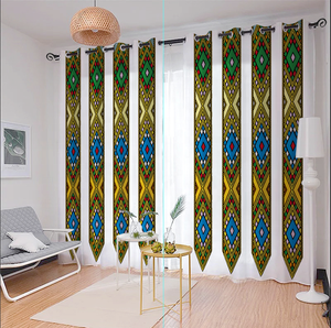 Rideau de salle à manger avec motif traditionnel éthiopien Saba et <span class=keywords><strong>Telet</strong></span> - Product Image 5