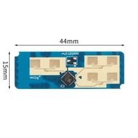 Hi-Link 2 piezas LD2450 24G Radar de onda milimétrica para seguimiento de movimiento humano y trayectoria, Módulo de sensor HLK-LD2450, Alcance 8M, Hogar Inteligente