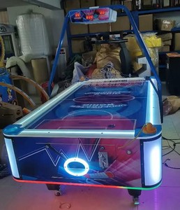 Juego de Hockey Arcade Comercial, Disponible en Stock, Para Padres e Hijos, 12V, Dos Jugadores, Funciona con Monedas, Pantalla Grande, 1 Año de Garantía, Inglés - Product Image 5