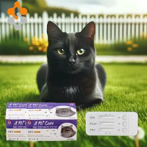Immunodéficience féline/Corona/Calicivirus/<span class=keywords><strong>Test</strong></span> rapide d'antigène d'hépervirus Fpv Fcov Fhv fcv Fip Toxo Giardia <span class=keywords><strong>test</strong></span> pour la maladie des animaux de compagnie - Product Image 2