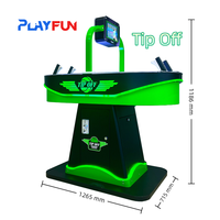 Machine de jeu de baby-foot Tip Off à monnayeur pour 2 joueurs, pour jeu parent-enfant, avec système de rédemption de tickets, vente en gros pour fabricants