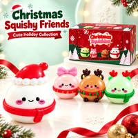 Nouveauté : Jouet Squishy de Noël, Jouets à Presser de Noël, Jouet Squishy Géant à Presser et à Fronter, Jouet Promotionnel