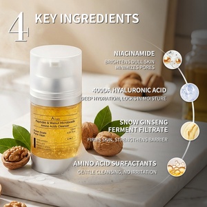 Nettoyant Visage aux Peptides Acides Aminés Qualité <span class=keywords><strong>Spa</strong></span> Niacinamide <span class=keywords><strong>Anti</strong></span>-Âge Exfoliant Hydratant Éclaircissant - Product Image 2