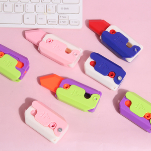 Bán buôn 3D trọng lực dao đồ chơi cà rốt chống lo âu thần tài đồ chơi cho trẻ em và người lớn mới lạ thần tài đồ chơi - Product Image 2