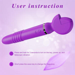 Nueva llave AV vibrador masculino y femenino vibrador masturbación placer dispositivo telescópico varita masaje compartido Super vibrador - Product Image 4